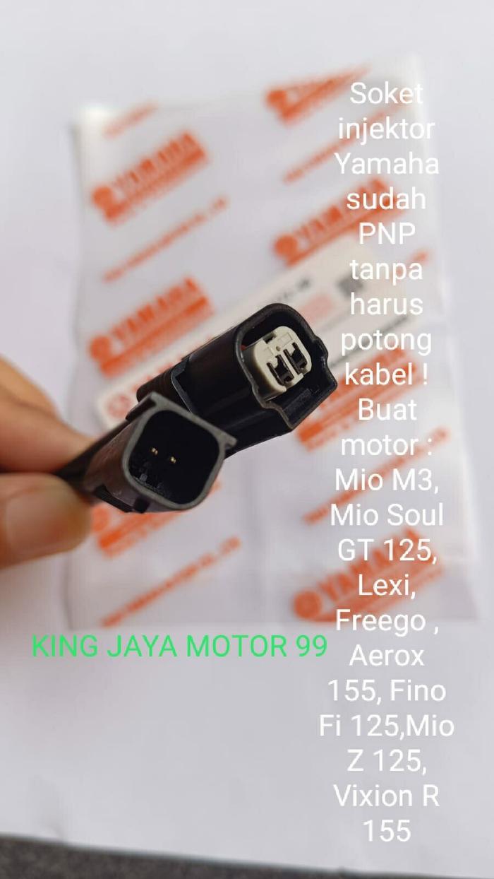 SOKET INJEKTOR SOCKET INJECTOR YAMAHA MIO M3 LEXI FREEGO MIO SOUL GT 125 FINO FI 125 VIXION R 155 AE