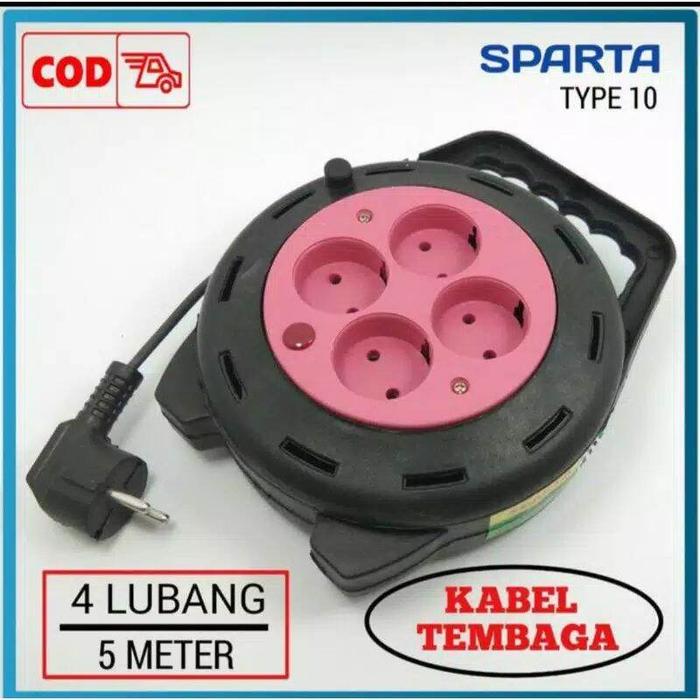 Box Kabel / Kabel Roll Tipe 10 Lampu 5 Meter Lampu Sparta