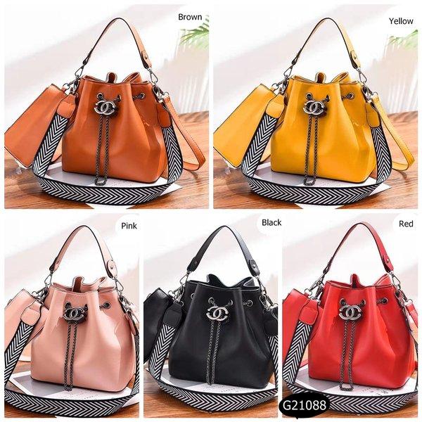 MSGT G21088 0361 GD1 tas wanita import tas batam bucket bag tas kerja 2in1 murah tali serut