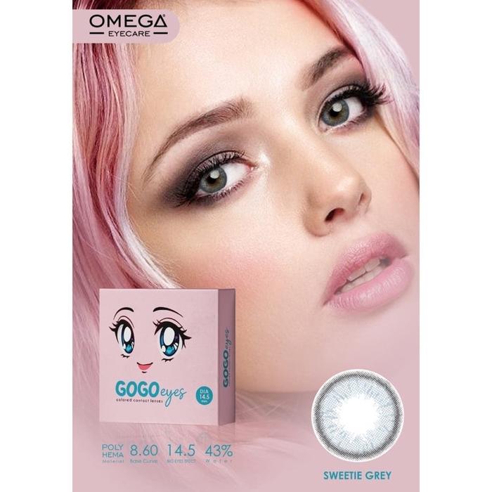 Softlens GOGO EYES 14,5 MM Normal By Omega / Soflen Gogo Eyes / Gogo Eyes By Omega / Natural / Sofle