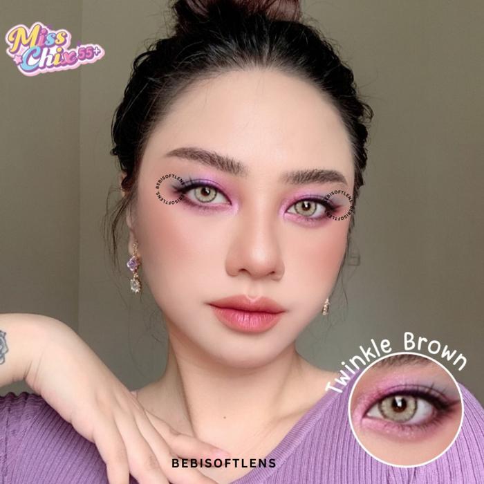 (Bisa COD) Softlens TWINKLE / TERESA FLAT DIA 14.5MM Softlens Normal , Softlens Minus , Softlens Bro