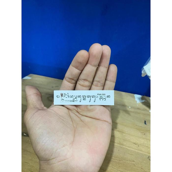 PML095 Aksara Bali Tatto Temporer Premium Fruit Ink Bali Paper Ink