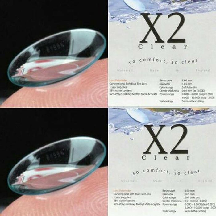 SOFTLENS X2 CLEAR MINUS BENING X2 1TAHUN