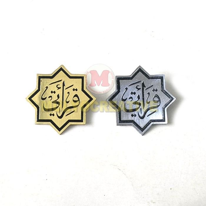 Pin Qiroati Pin Bros Qiroati Bahan Full Logam