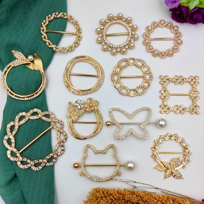 Ring Hijab | RingKerudung | Ring Polos | Ring Gesper | Ring Buttonscarves | Bros cincin Fashion Wani