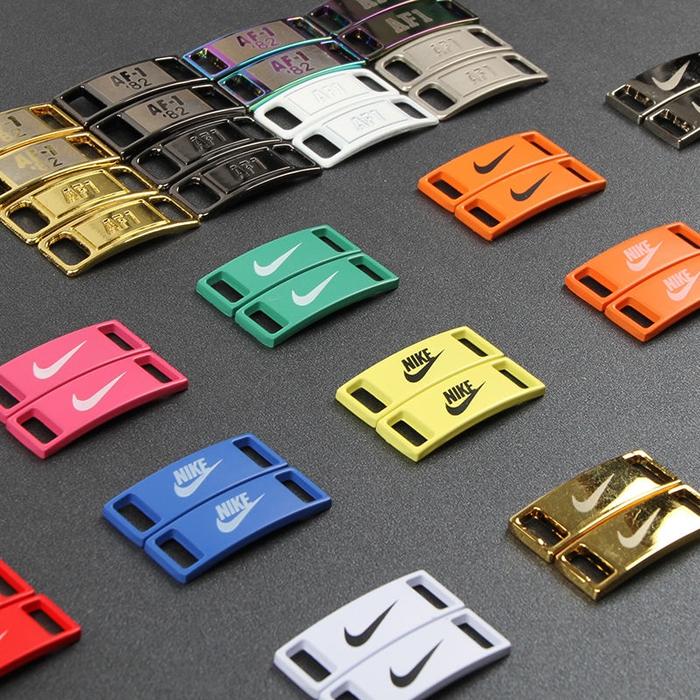 Buckle Logo NIKE Swoosh / Shoe Charm / Gesper Tali Sepatu Buckle AF1 - Logo Nike