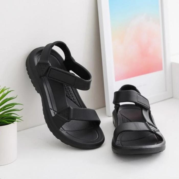 Sandal Sendal Cowok Pria Hiking Gunung Mancing Hujan Memancing Strap X Keren Ringan Empuk Umroh Ukur