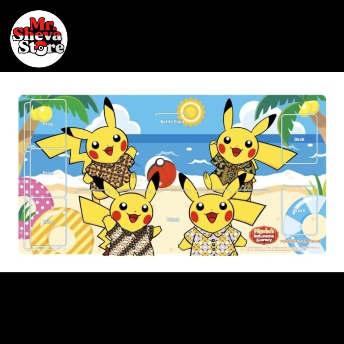 New Arrival, Playmat Pikachu Batik Pokemon Tcg