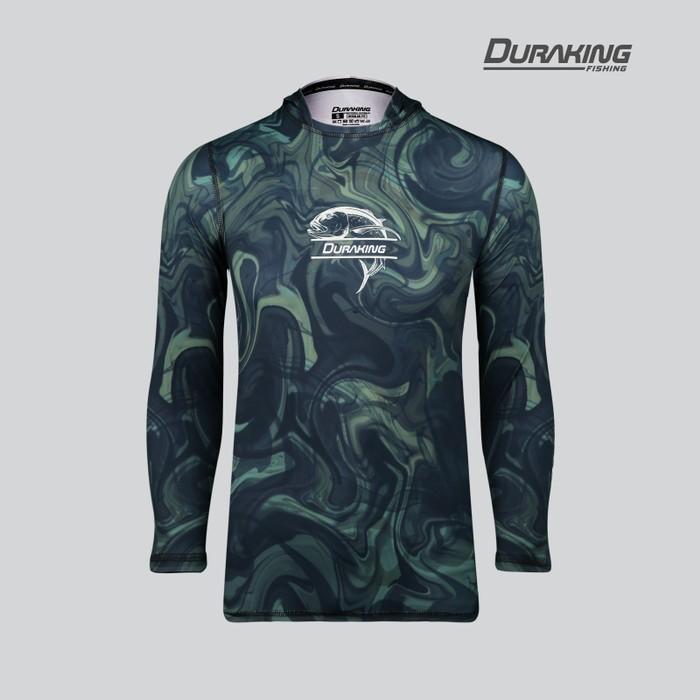 SaleDuraking Jersey Mancing Hoodie - GT Catch - Dark Green, STerlaris