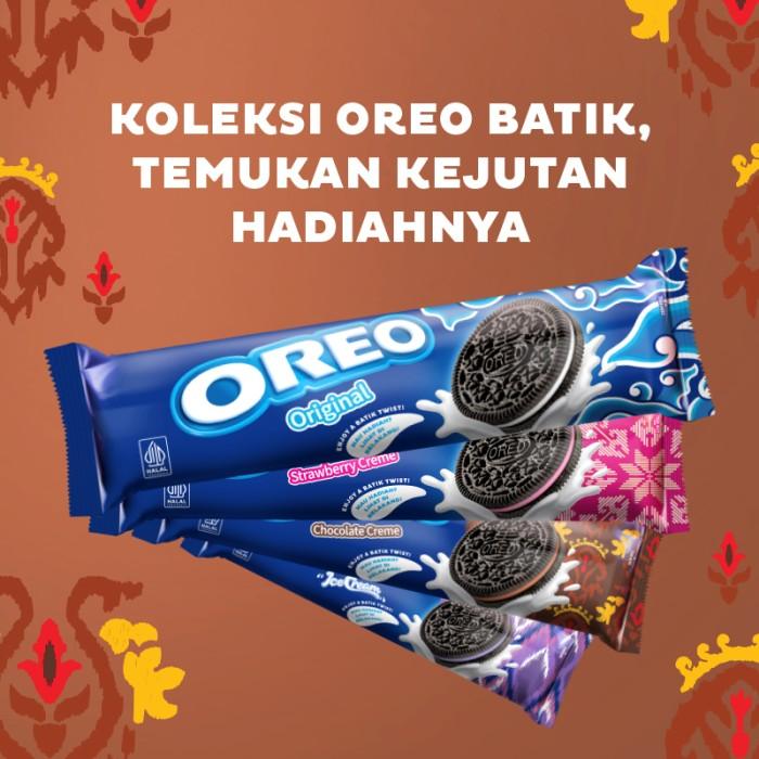 New Arrival, Paket Snack Oreo Biskuit Batik - Free Keychain Dan Waist Bag