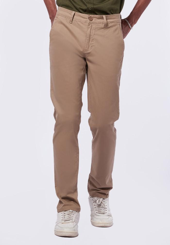 Tirajeans Chinos Pants Tlp220S22612F22 Taupe Terbaru