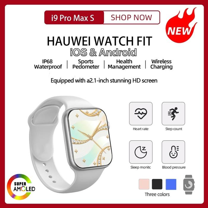 [2024 Baru 100%ORI]HUAWEI SmartWatch i9 PRO MAX S Original Smartwatch 2.0 "HD Full Touch Screen Wire