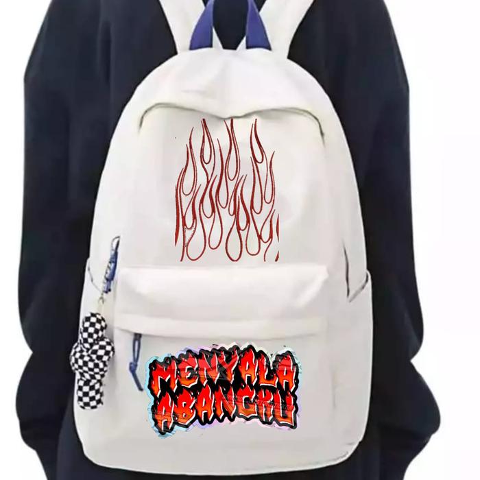 Ranura Bag"s Ransel Motif menyala Abangku Kuliah Pria Remaja Tas Sekolah Cowok Keren 2024