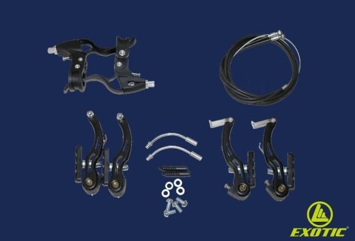 Rem Set V Brake Sepeda MTB BMX LIPAT MINION Komplit exotic