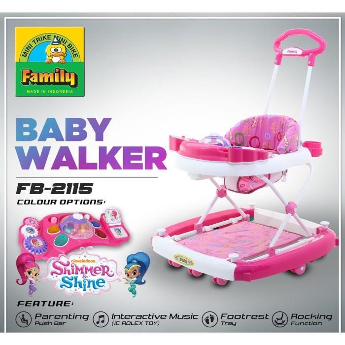 Baby Walker FAMILY ROCKING Kereta Bulat Bayi Belajar Jalan