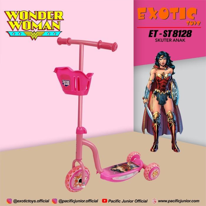 Scooter Musik EXOTIC Otoped Sekuter Skuter Anak Roda Tiga