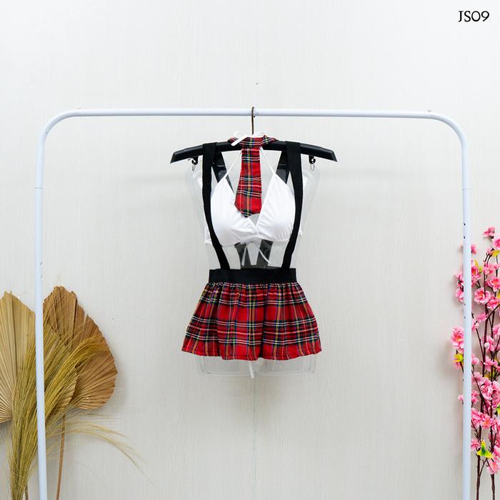Cosplay Lingerie Jumbo Student Baju Tidur Wanita XXL JS09