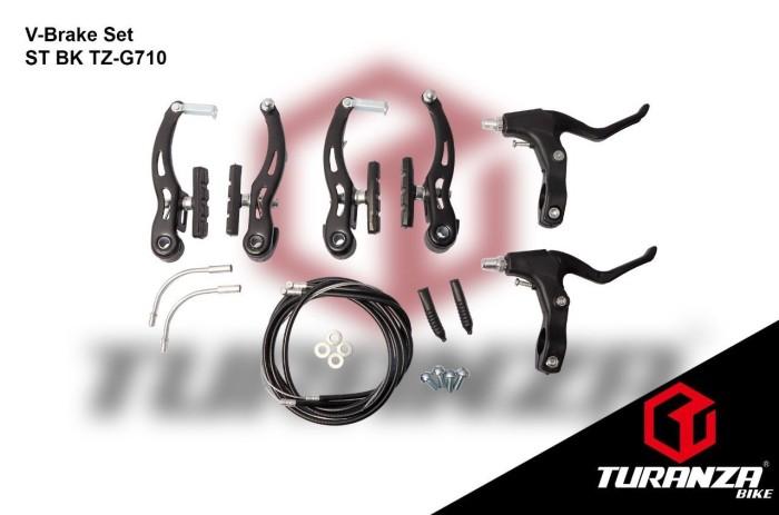 Rem Set V Brake Sepeda MTB BMX LIPAT Komplit