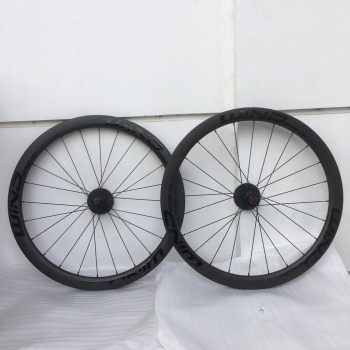 Wheelset 700c WINDBREAK Carbon Roadbike Discbrake TA Gravel Bike Road