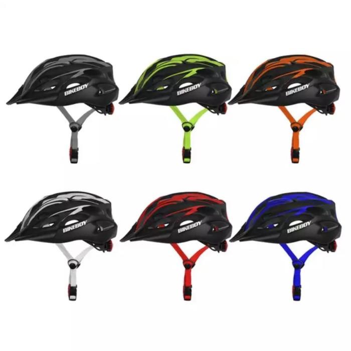 Helm Sepeda New Bikeboy AO1 Lampu Bicycle Helmet Road MTB Cycling Helm