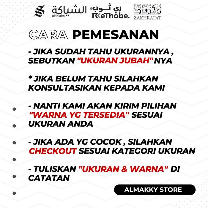 Zakhrafat By Rethobe Alshiaka - Jubah Gamis Pria Import Saudi Premium