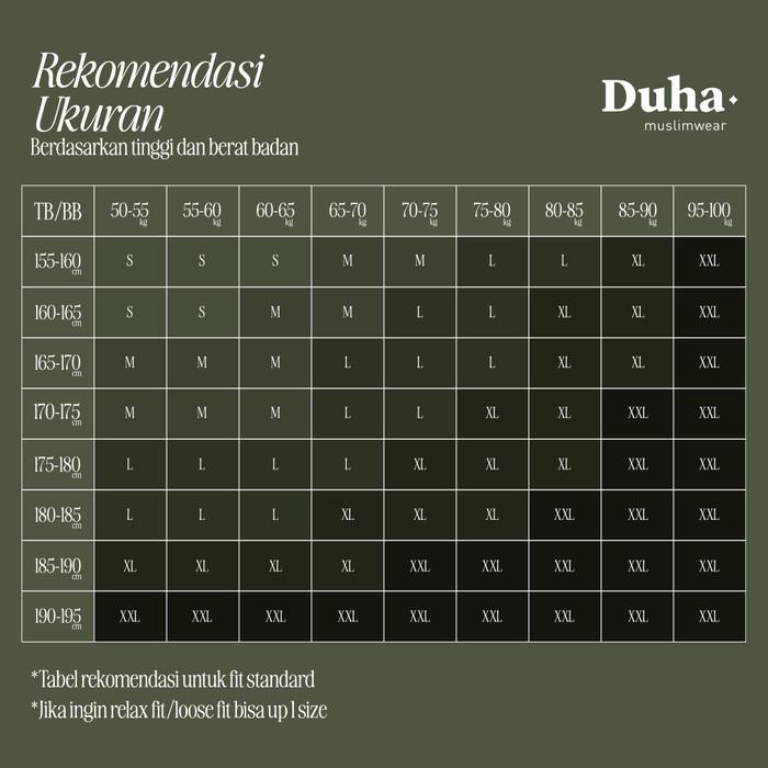Gamis Duha Muslimwear - Nahr Medium Gamis - Black