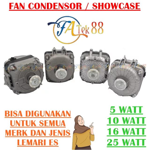 FAN CONDENSOR 25 WATT | MOTOR DINAMO KIPAS FAN KONDENSOR 25 WATT SHOWCASE , FREZEER, KULKAS