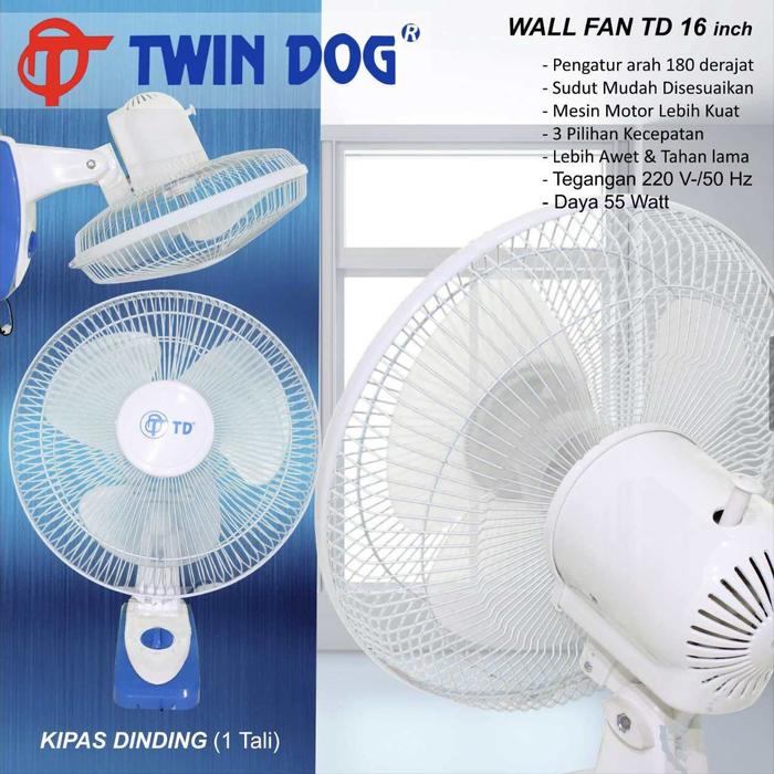 KIPAS ANGIN DINDING/KIPAS TEMBOK 16 INCH N. PLUS