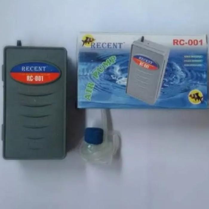 recent portable battery air pump / aerator baterai RC 001