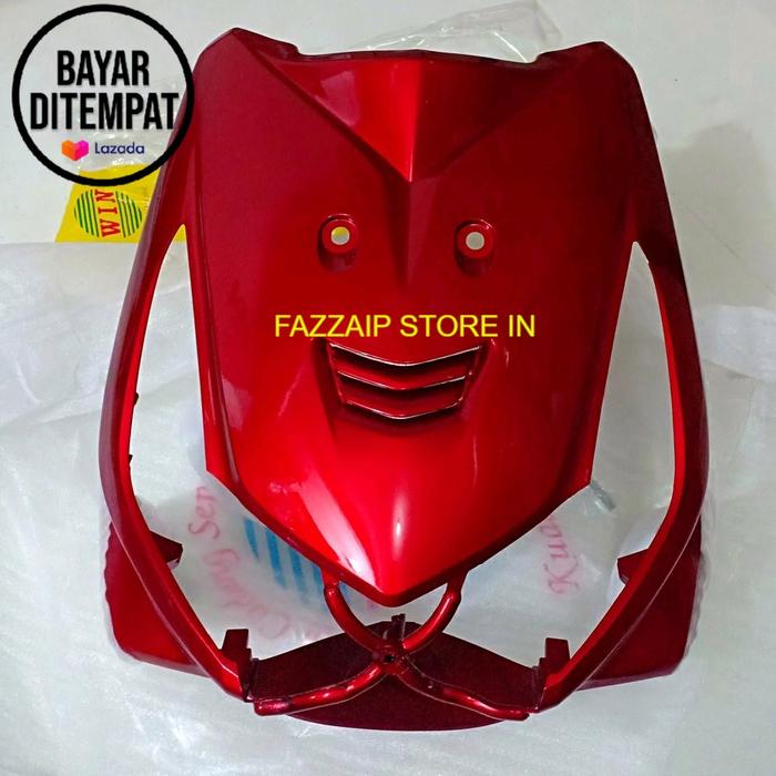 WIN - Dasi Panel Tameng Depan Beat Karbu Merah Maroon