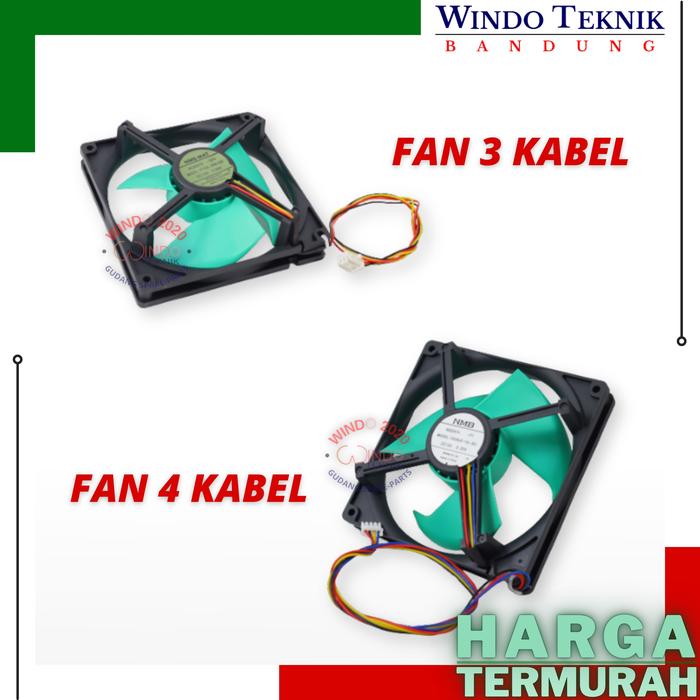 FAN MOTOR KULKAS SHARP NMB-MAT MODEL FBA12J15V | FAN KIPAS KULKAS ARUS DC 15 VOLT | FAN MOTOR KIPAS 