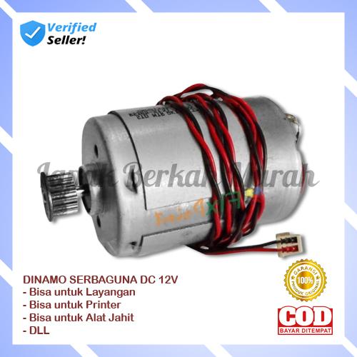 2Pcs Dinamo Generator Serbaguna DC 12V Bisa Untuk Kipas Angin Mini / Printer / Layang Layangan / Mes