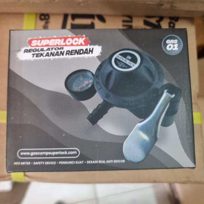 SUPERLOCK REGULATOR GAS LPG GASCOMP GRS-01 GRS01 GRS 01 ASLI ORIGINAL RESMI!