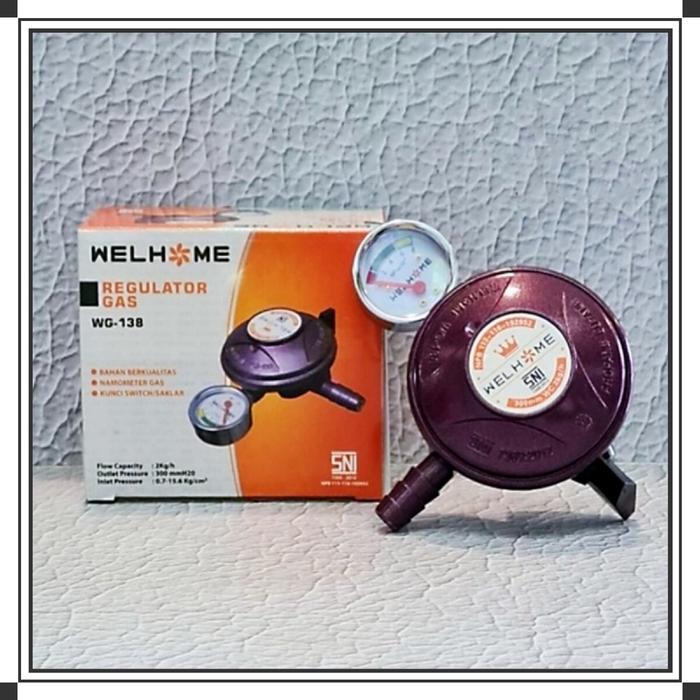 Selang Gas Dan Regulator Gas Welhome WG-118S Berkualitas SNI