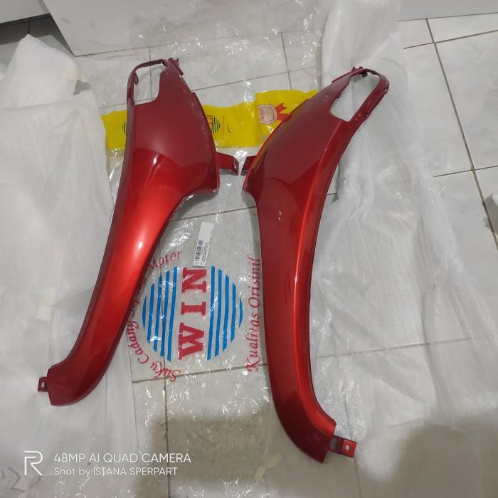 sayap tebeng body depan kanan kiri scoopy fi 2013 2016 K16 merah maron