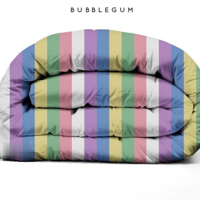 Bedcover only motip bahan halus lembut
