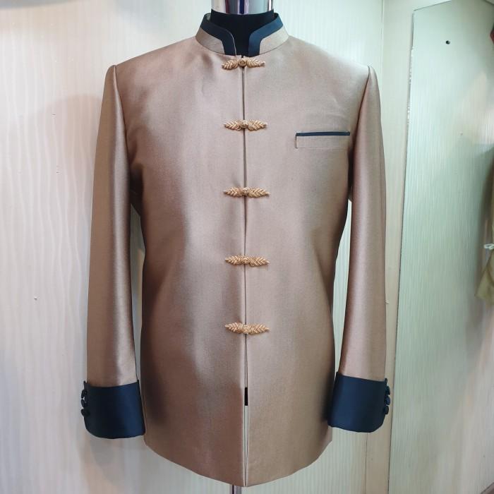 Cheongsam Gold Ijo Botol / Qipao / Sanjit Terlaris