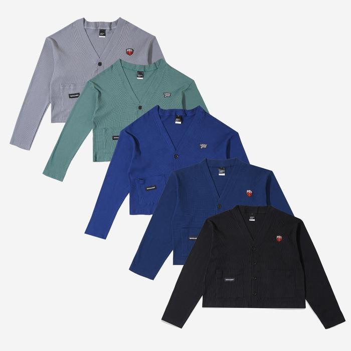 Verticalgoods | Boxy CROP Uni CARDIGAN