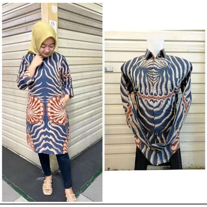 (Langsung Proses) Qistina Batik Batik Couple Full Lapisan Pusat Batik Thamrin City Pasti Diskon Grab