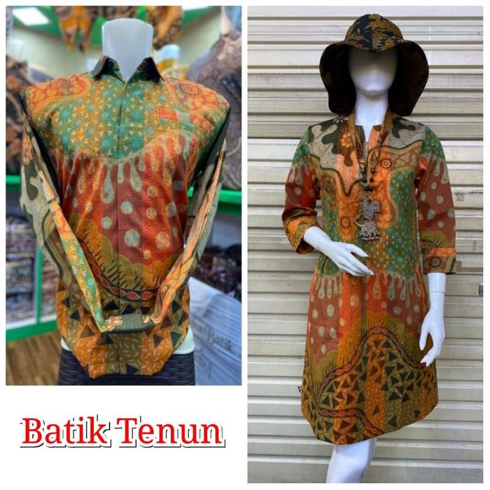 (Langsung Proses) Couple Batik Tenun Premium Thamrin City Pasti Diskon Grab/Gosend