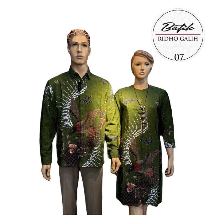 (Langsung Proses) Batik Ridho Galih | Batik Couple Series Pasti Diskon Grab/Gosend