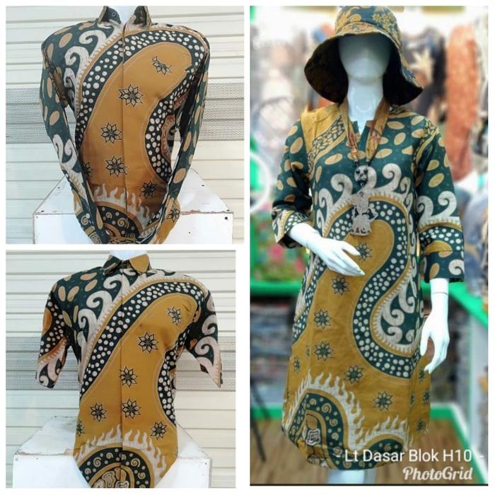(Langsung Proses) Qistina Batik Couple Seragam Batik Pusat Batik Thamrin City Pasti Diskon Grab/Gose