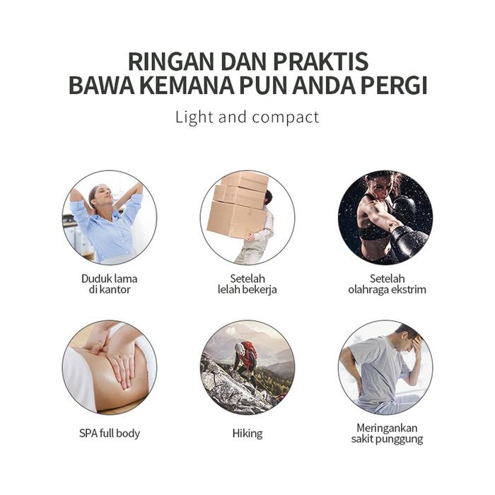 Alat Pijat Elektrik Mini 3 Speed Getar Alat Pijat Portabel Tanpa Kabel Terbaru -B-2
