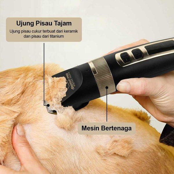 Baorun Pro Alat Cukur Elektrik Bulu Hewan Anjing Pet Grooming P9