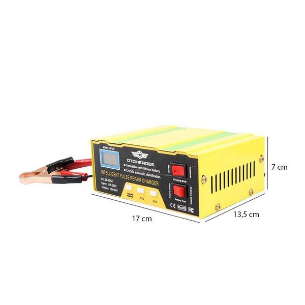 Otoheroes Charger Aki Mobil Battery Charger 12V/24V 6-105Ah - Mf-2B - Charger Accu Mobil