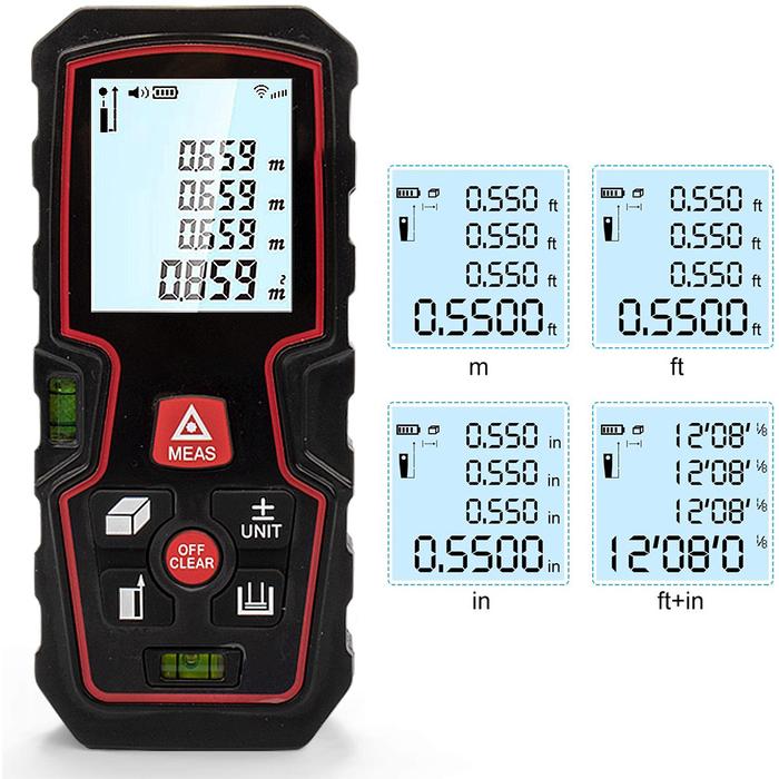 METERAN LASER DISTANCE DIGITAL LCD 50M / 100M DISTANCE LASER Alat ukur Distance Meter Measure