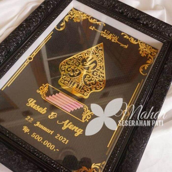 Mahar motif wayang gunung/kelir wayang