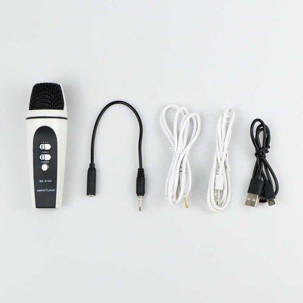 Taffstudio Mobile Microphone For Smartphone And Pc - Mc-919A - Mic Karaoke Di Hp Dan Komputer