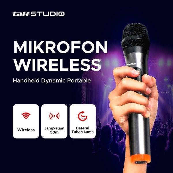 Muslady Mikrofon Karaoke Wireless Handheld Dynamic Portable - Ad-231 Microphone Wireless Profesional