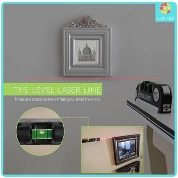 Waterpass Fixit Level Pro 3 Water Pass Meteran Laser up to 250 Cm,Penggaris + Waterpass Laser,Metera